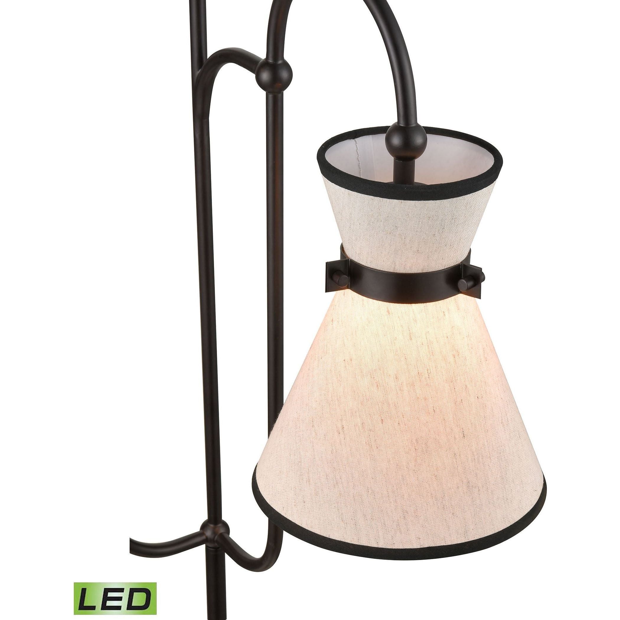 Emsworth 63" High 2-Light Floor Lamp