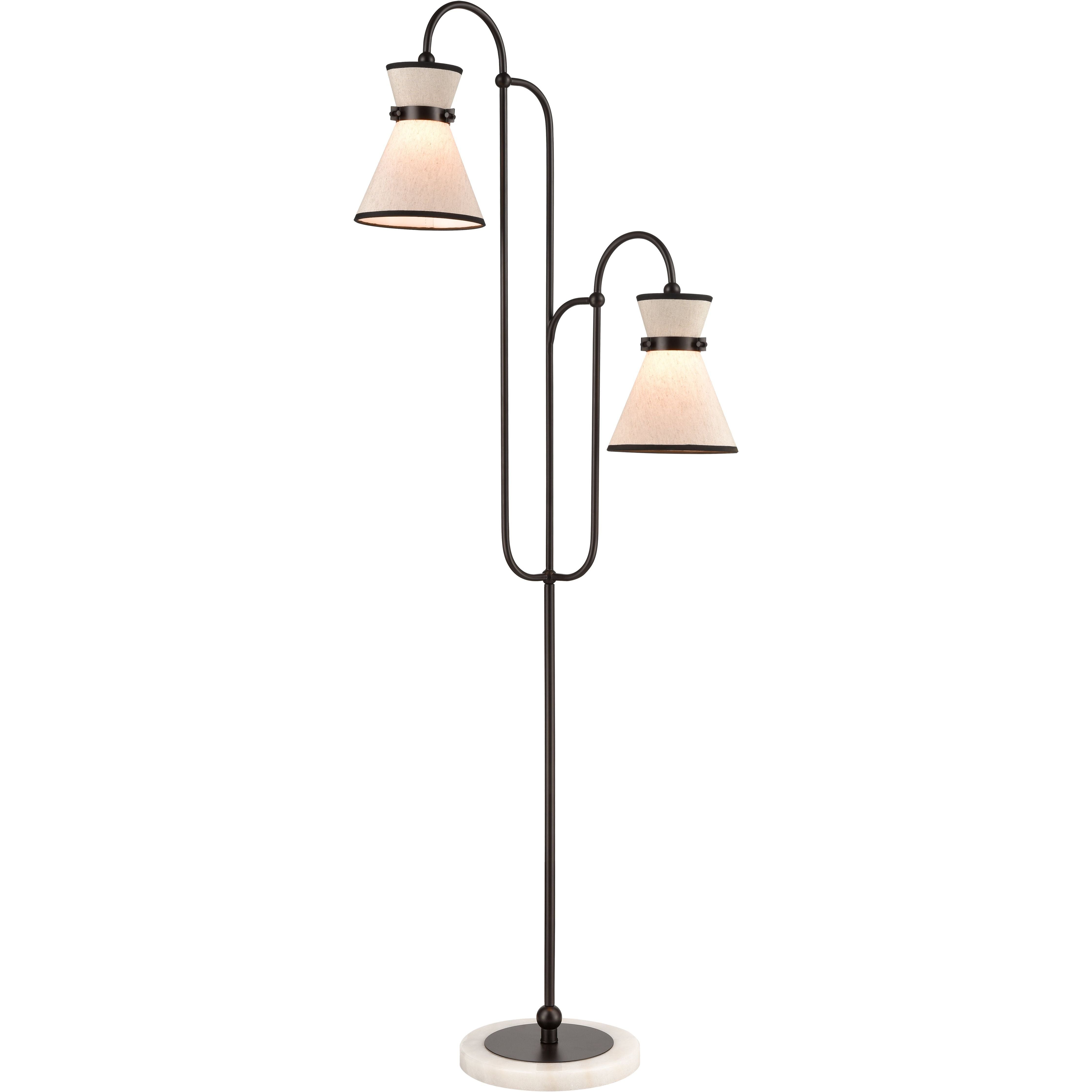 Emsworth 63" High 2-Light Floor Lamp