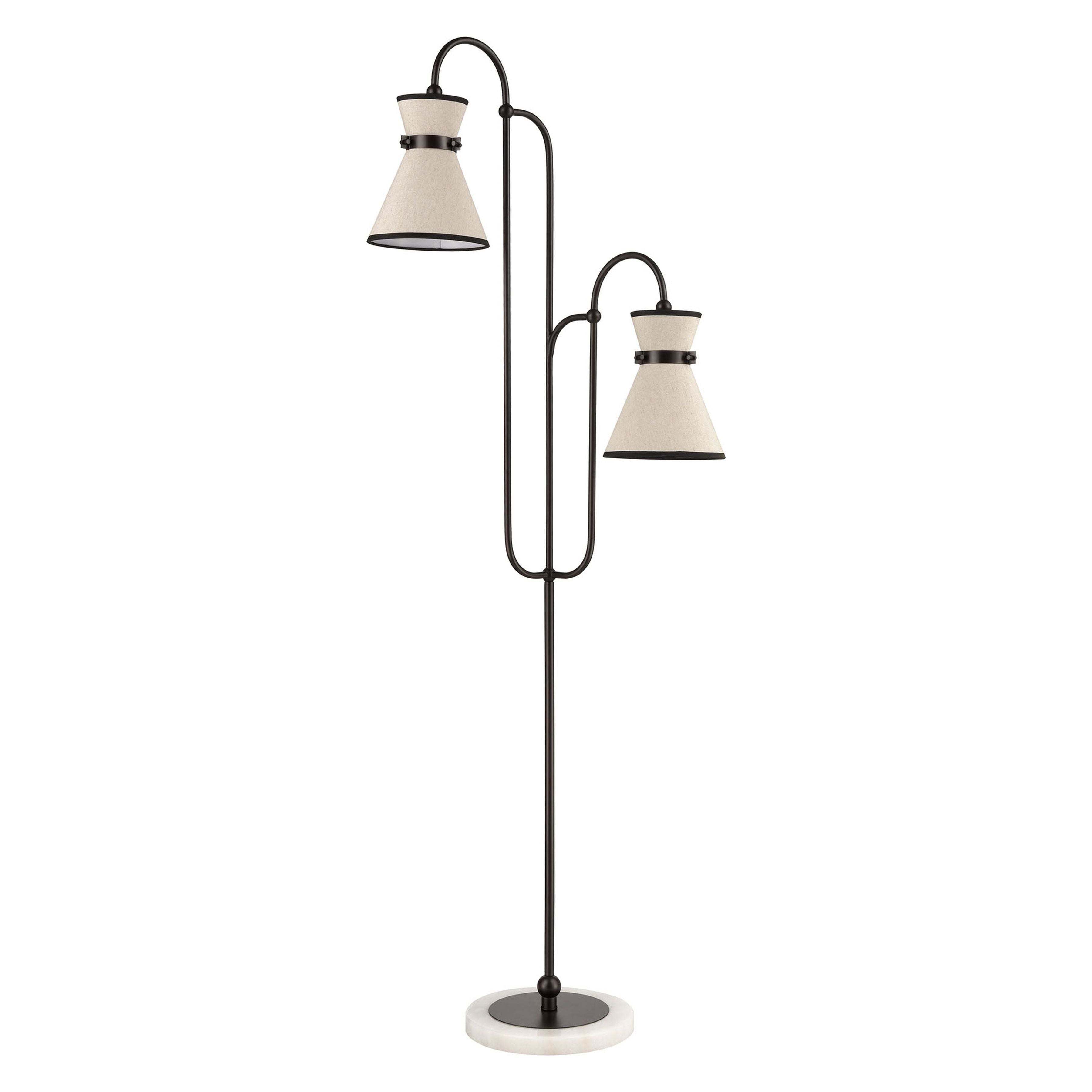 Emsworth 63" High 2-Light Floor Lamp