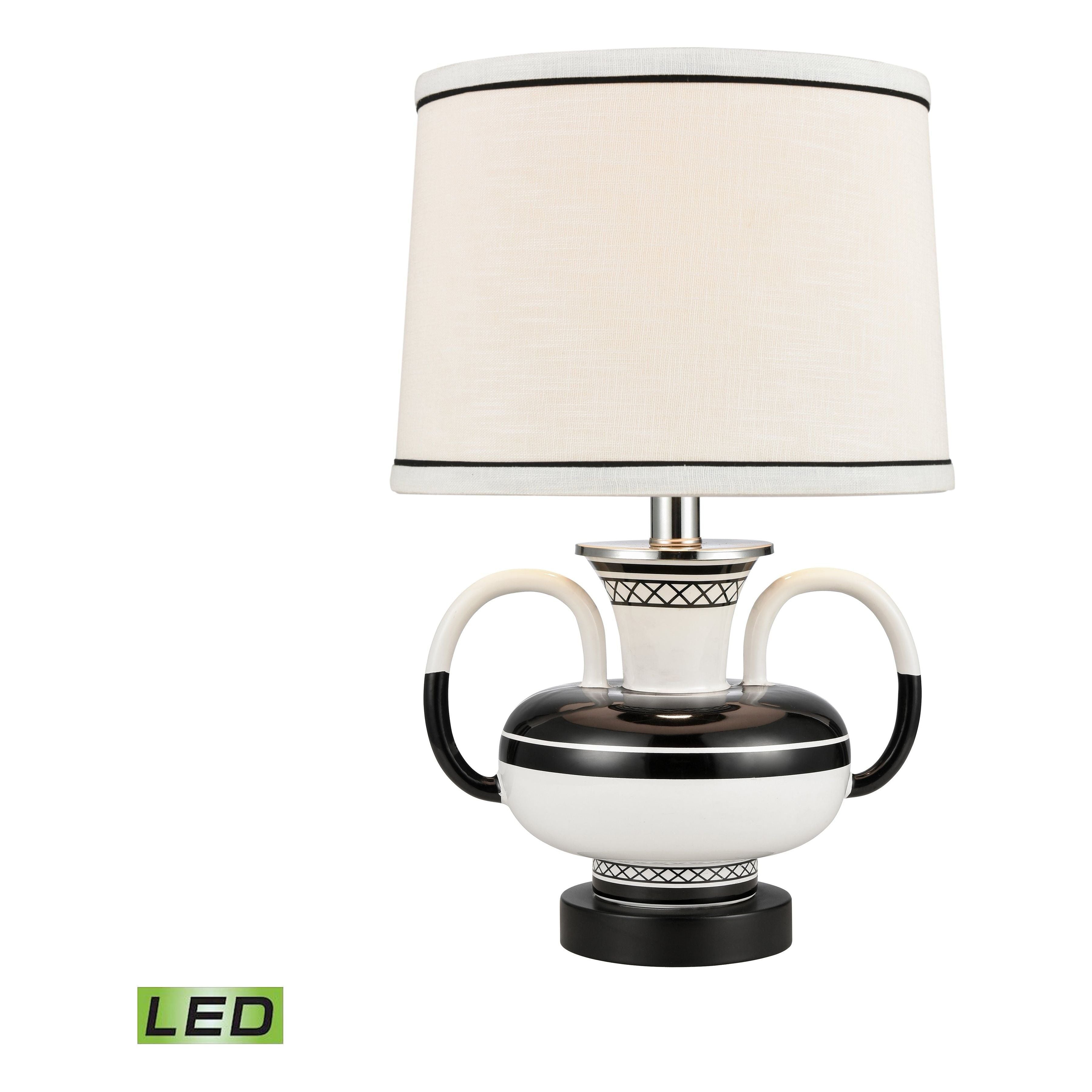 Luxor Gardens 18" High 1-Light Table Lamp