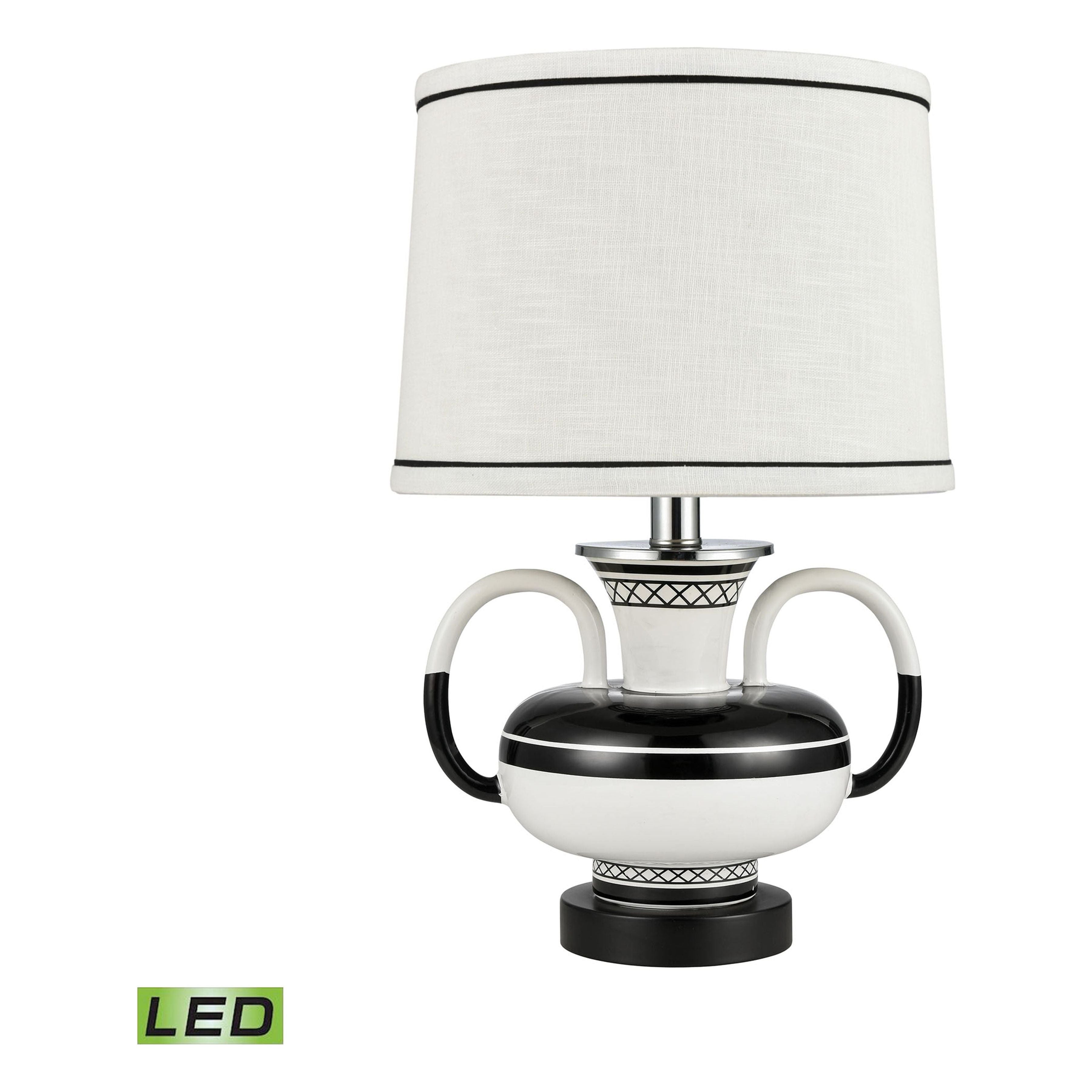 Luxor Gardens 18" High 1-Light Table Lamp