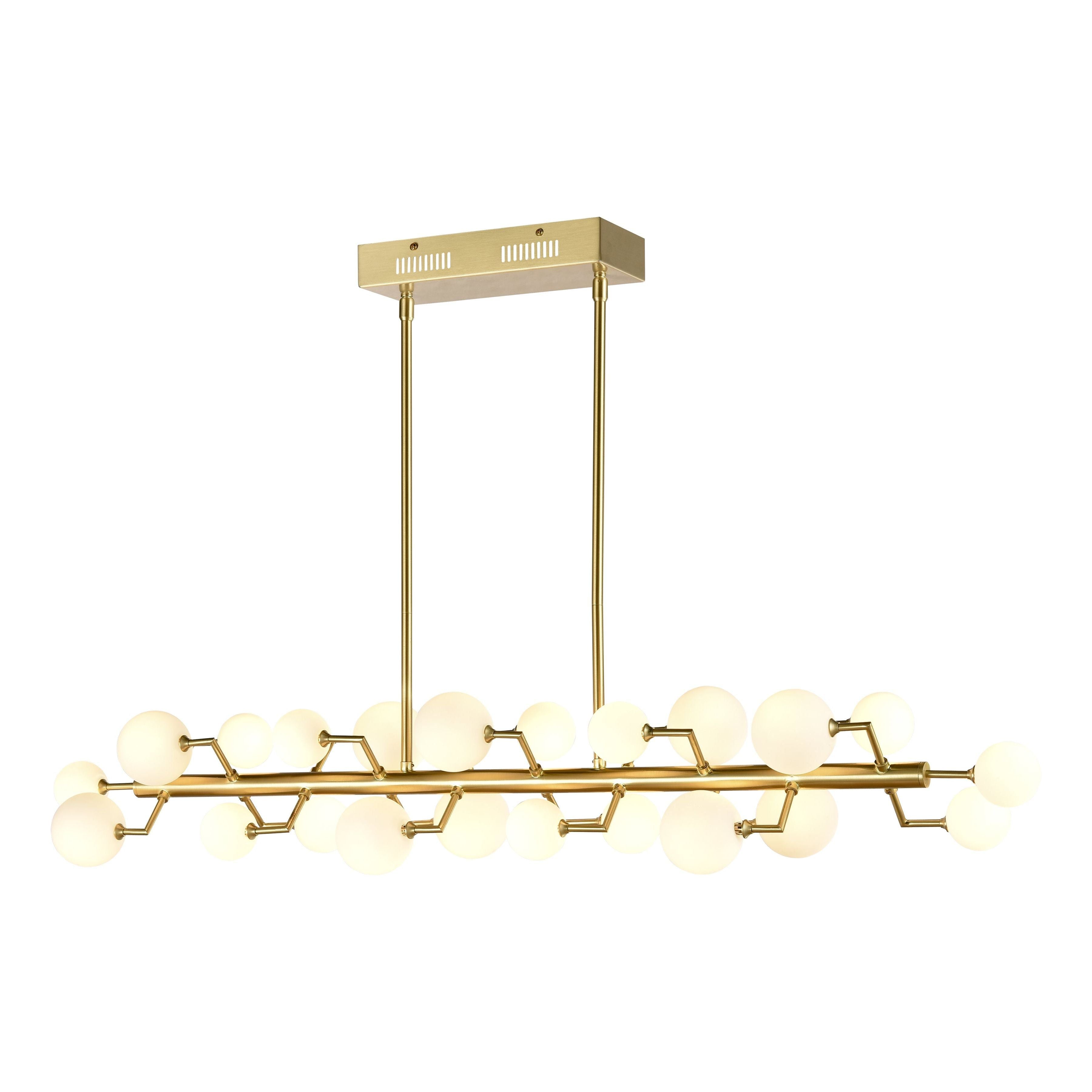 Keir 43.31" Wide 22-Light Linear Chandelier