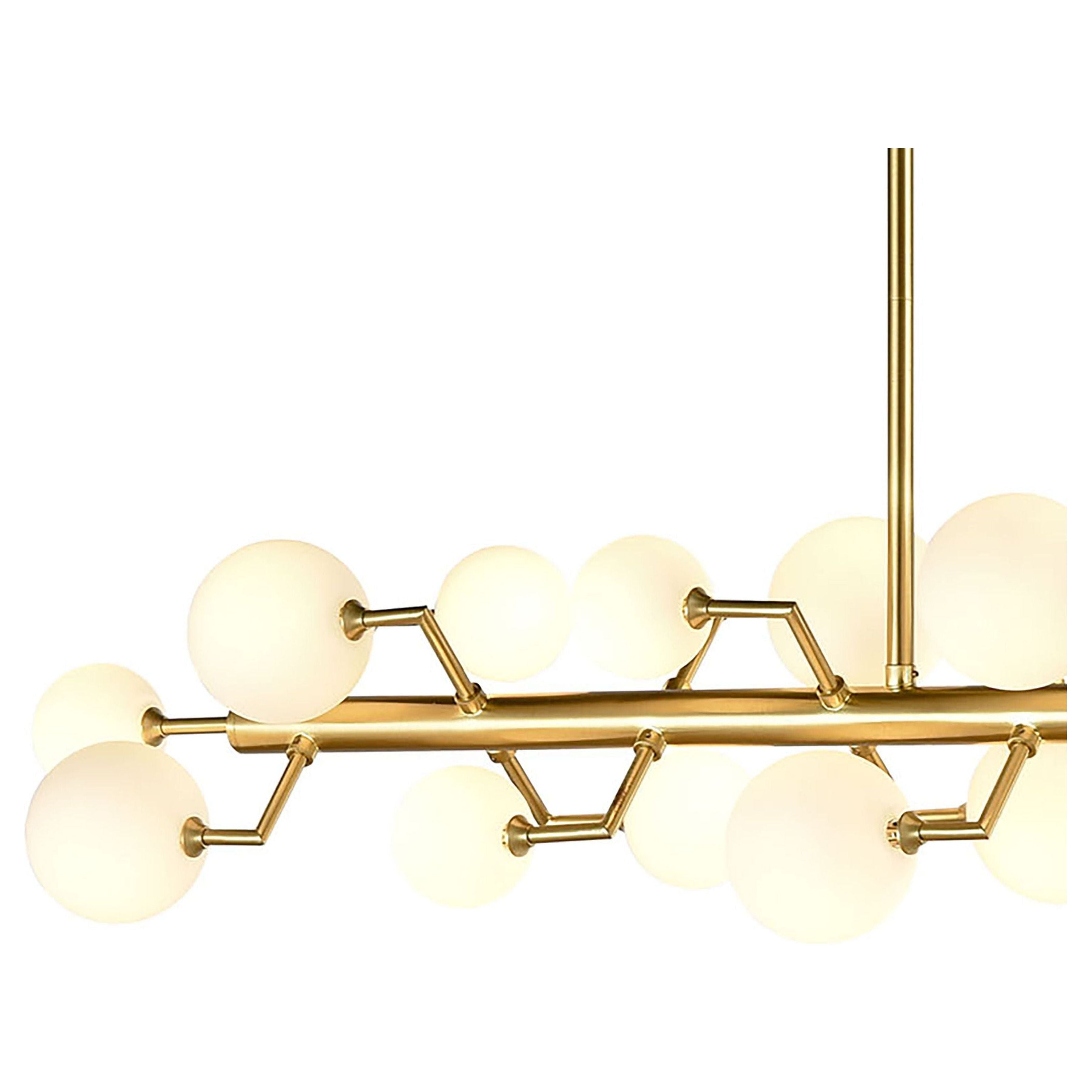 Keir 43.31" Wide 22-Light Linear Chandelier