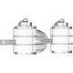 Hazlett 2-Light Bath Light