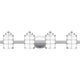 Hazlett 4-Light Bath Light