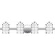 Hazlett 4-Light Bath Light