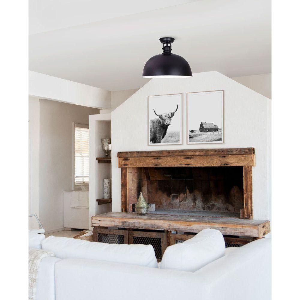 Canarm - Polo 1-Light Flush Mount - Lights Canada