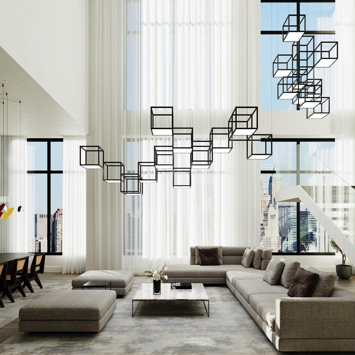 Cubix 12-Light LED Pendant