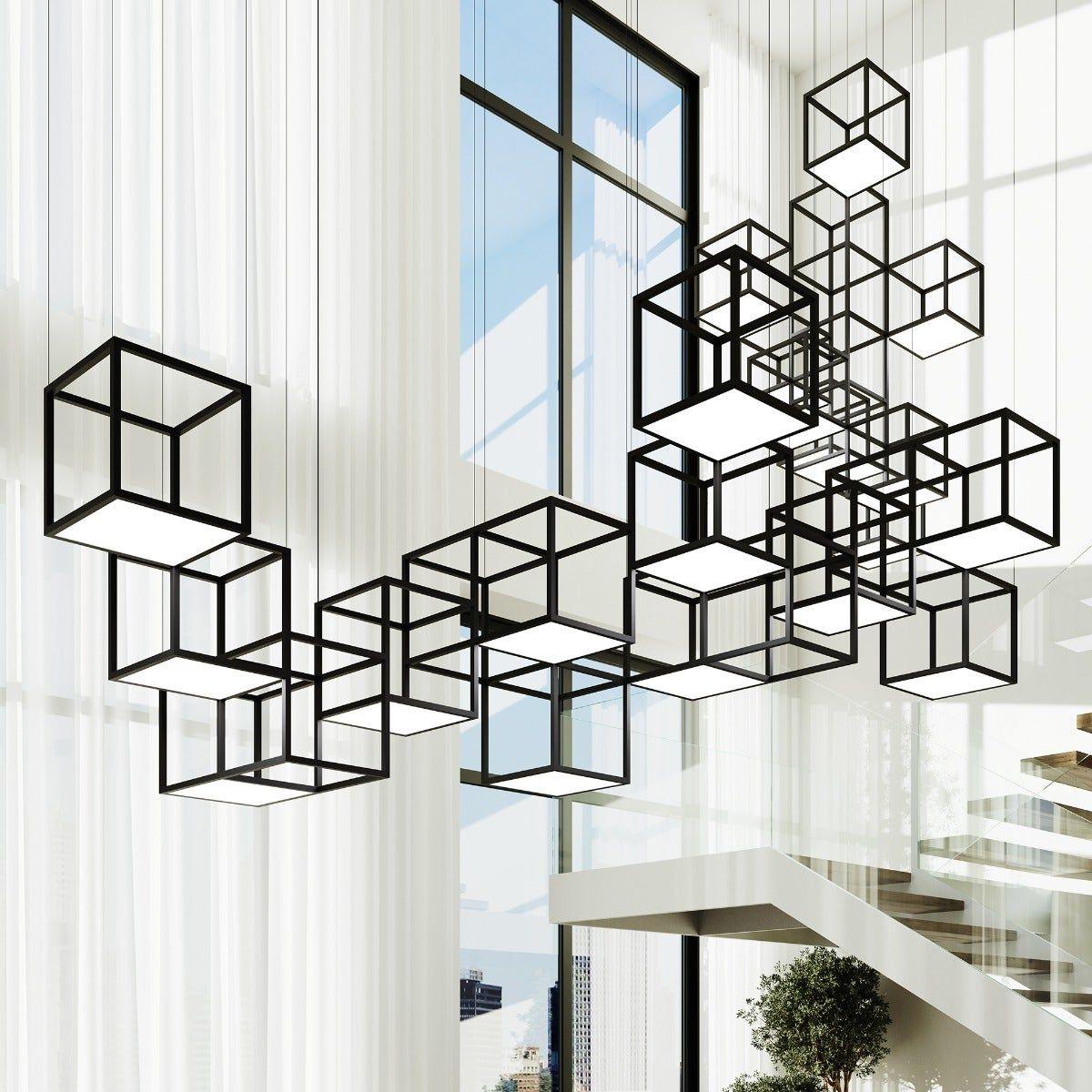 Cubix 12-Light LED Pendant