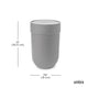 Touch Trash Can with Lid 1.6 Gallon (6L)