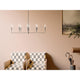 Alvaro 45.5" 8-Light Linear Chandelier