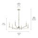 Malene 32" 6-Light Chandelier