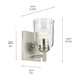 Shailene 5" 1-Light Wall Sconce