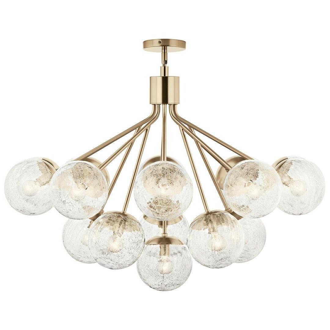 Silvarious 38" 16-Light Convertible Chandelier