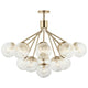 Silvarious 38" 16-Light Convertible Chandelier