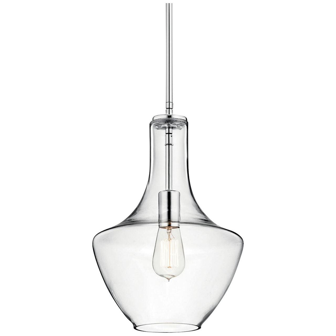 Everly 15.25" 1-Light Bell Pendant