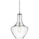 Everly 15.25" 1-Light Bell Pendant