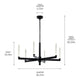 Sycara 36.25" 6-Light LED Chandelier
