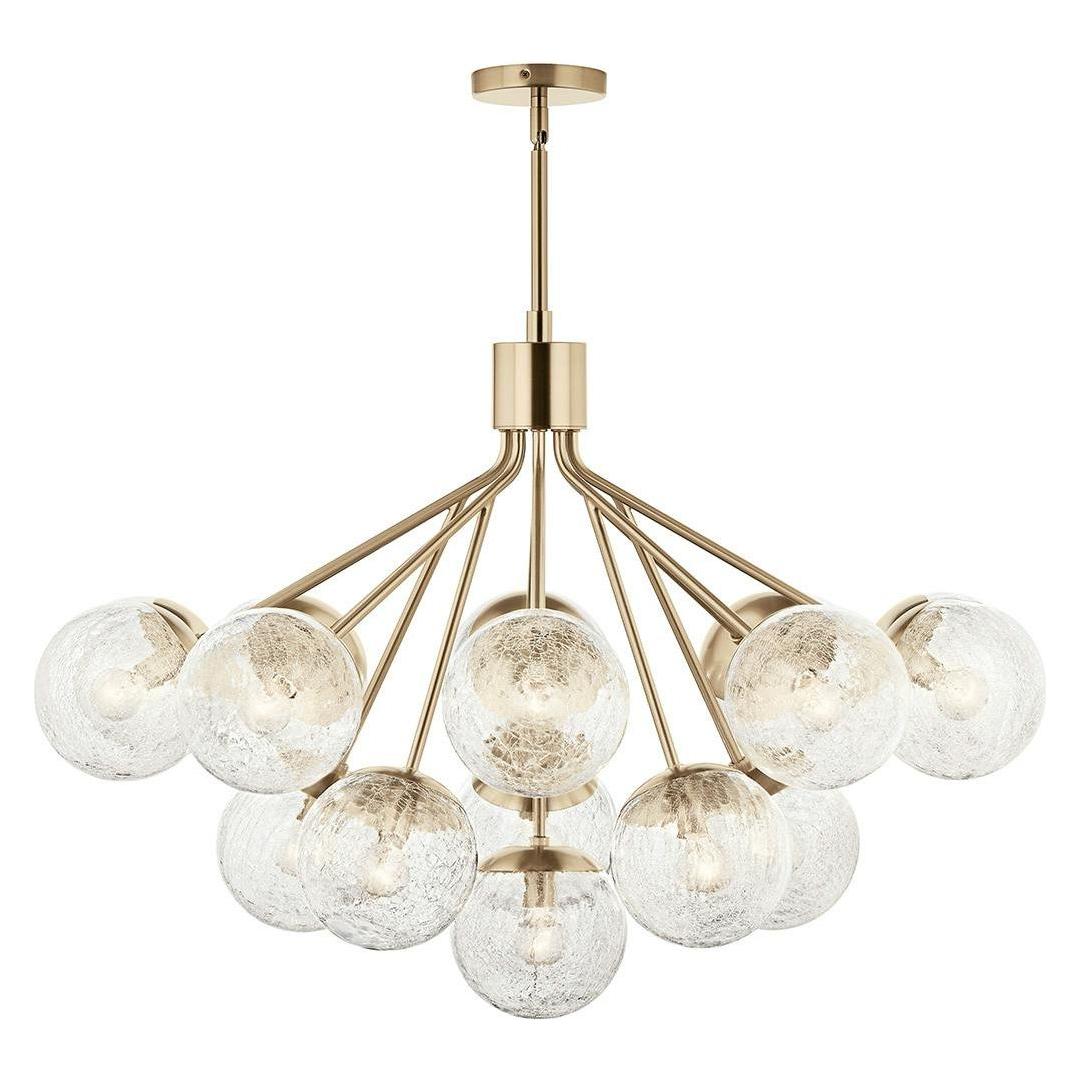 Silvarious 38" 16-Light Convertible Chandelier