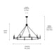 Carrick 54.25" 10-Light Chandelier