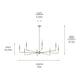 Alvaro 50" 8-Light Chandelier