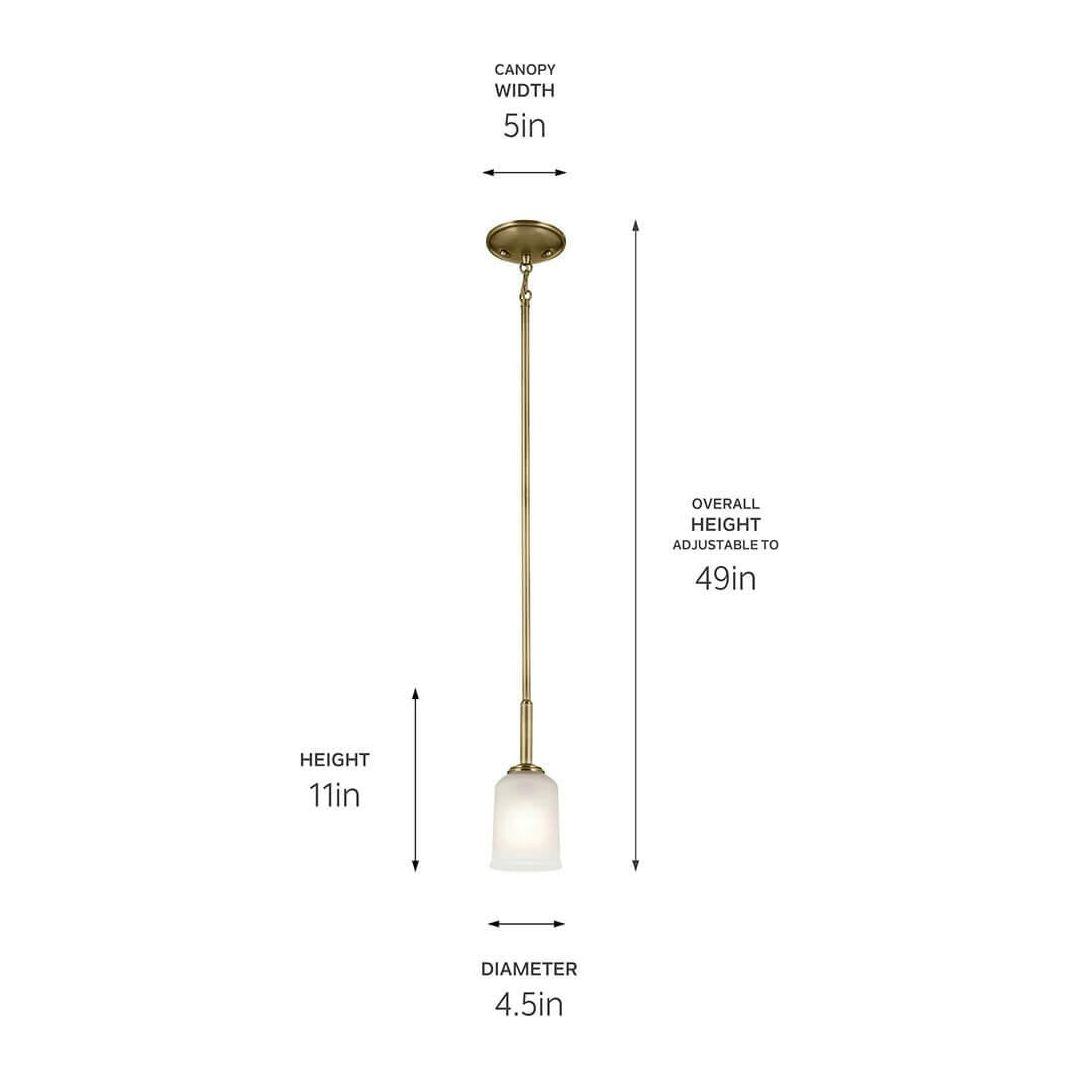 Shailene 11.25" 1-Light Mini Pendant