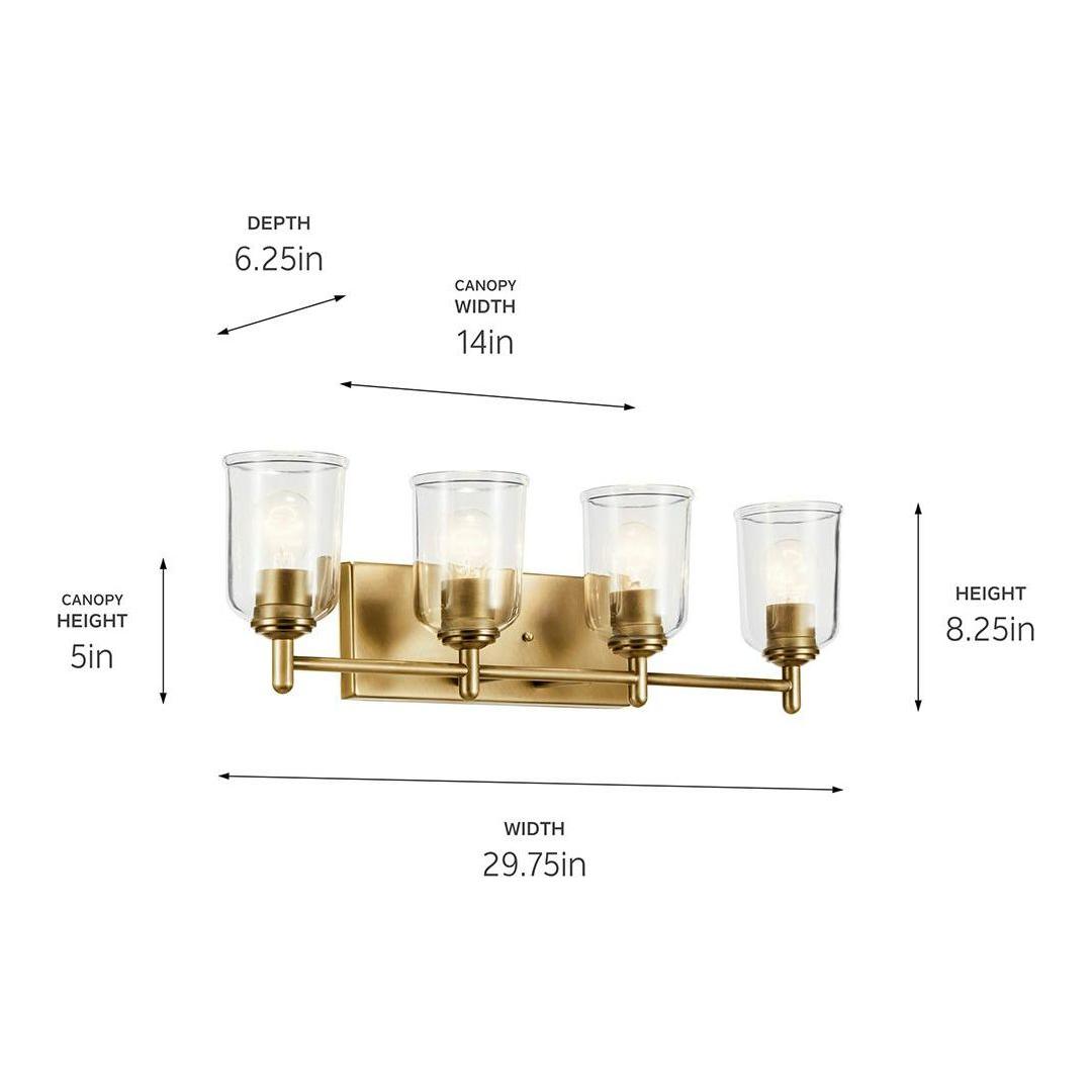 Shailene 29.75" 4-Light Vanity Light