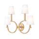 Cordelia 4-Light Wall Sconce