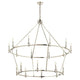 Carrick 54.25" 18-Light 2-Tier Chandelier