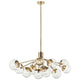 Silvarious 48" 12-Light Linear Convertible Chandelier
