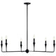 Alvaro 40" 6-Light Chandelier