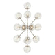 Silvarious 48" 12-Light Linear Convertible Chandelier