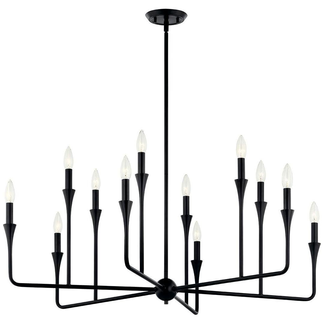 Alvaro 39.75" 12-Light Multi-Tier Chandelier