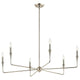 Alvaro 40" 6-Light Chandelier