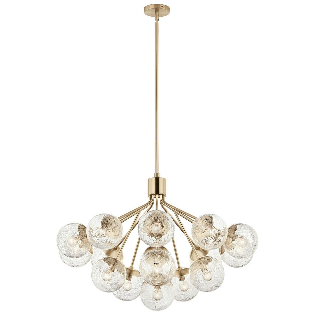 Silvarious 38" 16-Light Convertible Chandelier