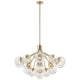 Silvarious 38" 16-Light Convertible Chandelier