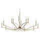 Malene 52.75" 14-Light 2-Tier Chandelier