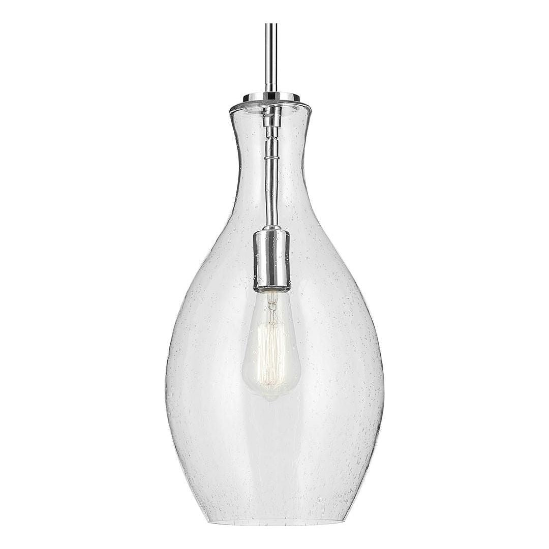 Everly 17.75" 1-Light Hour Glass Pendant