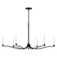 Malene 42" 6-Light Chandelier
