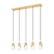 Aimie 5-Light Linear Chandelier