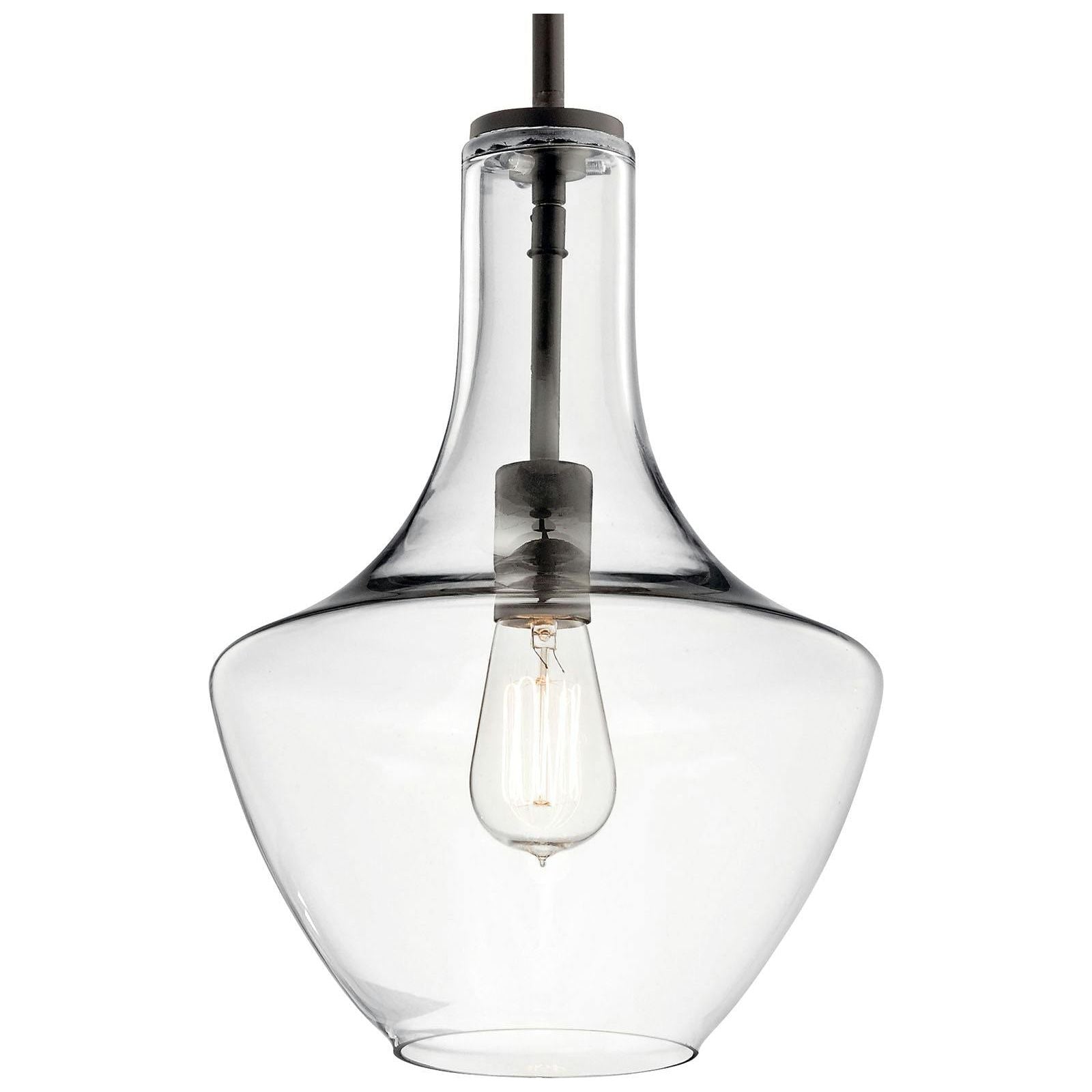 Everly 15.25" 1-Light Bell Pendant