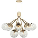 Silvarious 30" 12-Light Convertible Chandelier