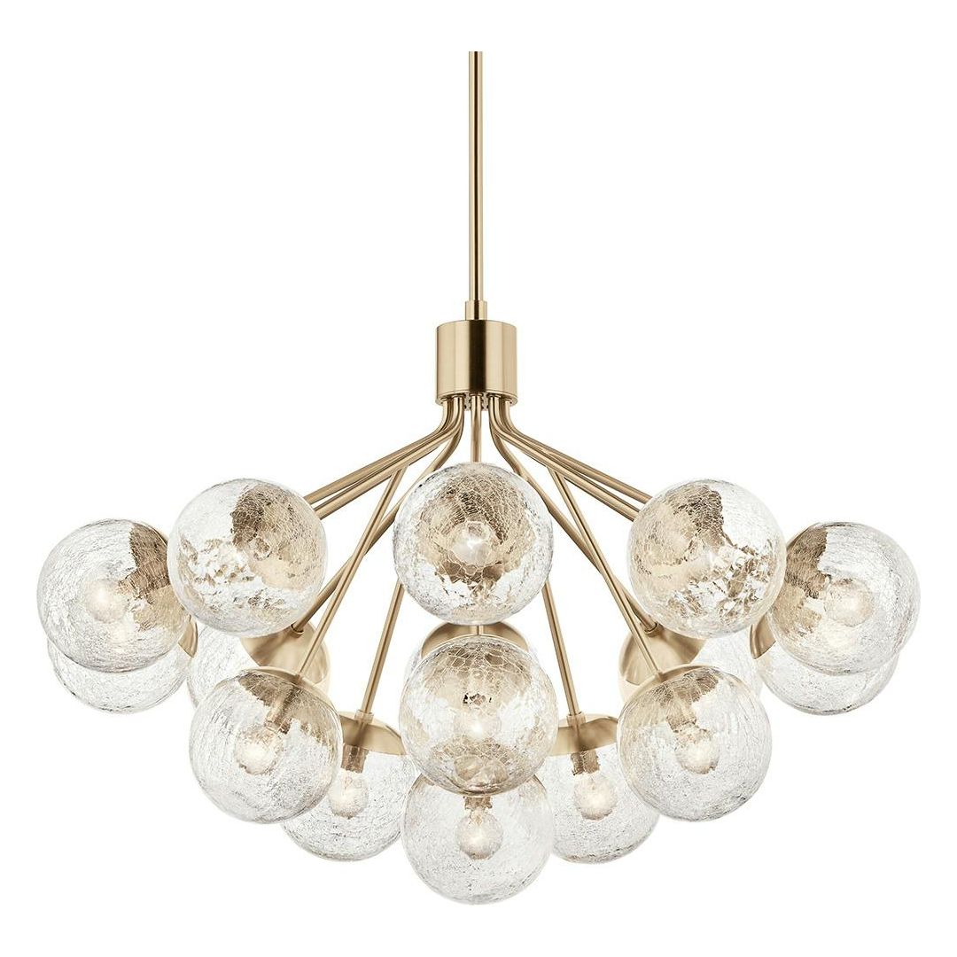 Silvarious 38" 16-Light Convertible Chandelier