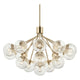 Silvarious 38" 16-Light Convertible Chandelier