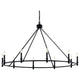 Carrick 54.25" 10-Light Chandelier