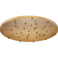 Multi Point Canopy 27-Light Ceiling Plate