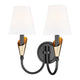 Claudelle 2-Light Wall Sconce