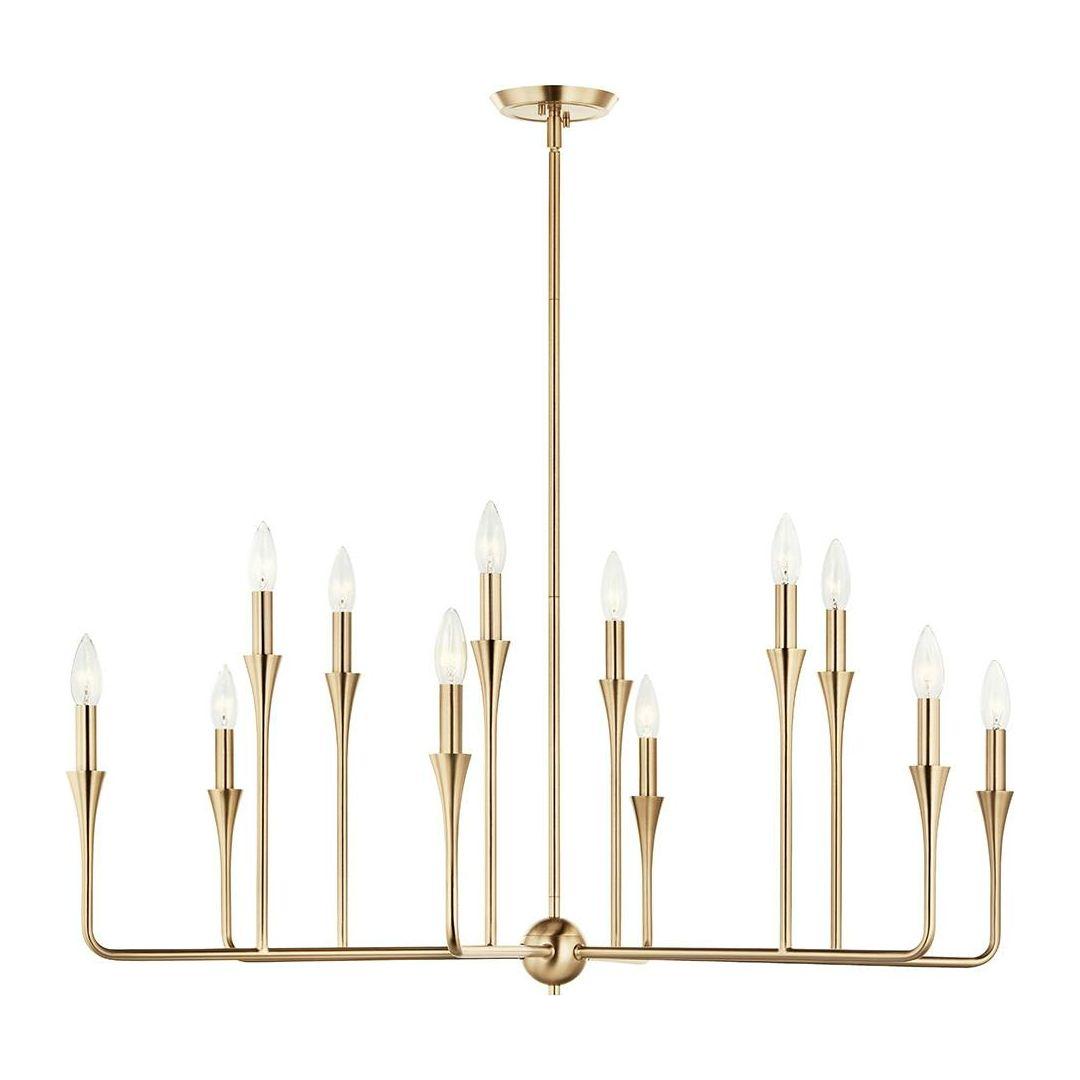 Alvaro 39.75" 12-Light Multi-Tier Chandelier