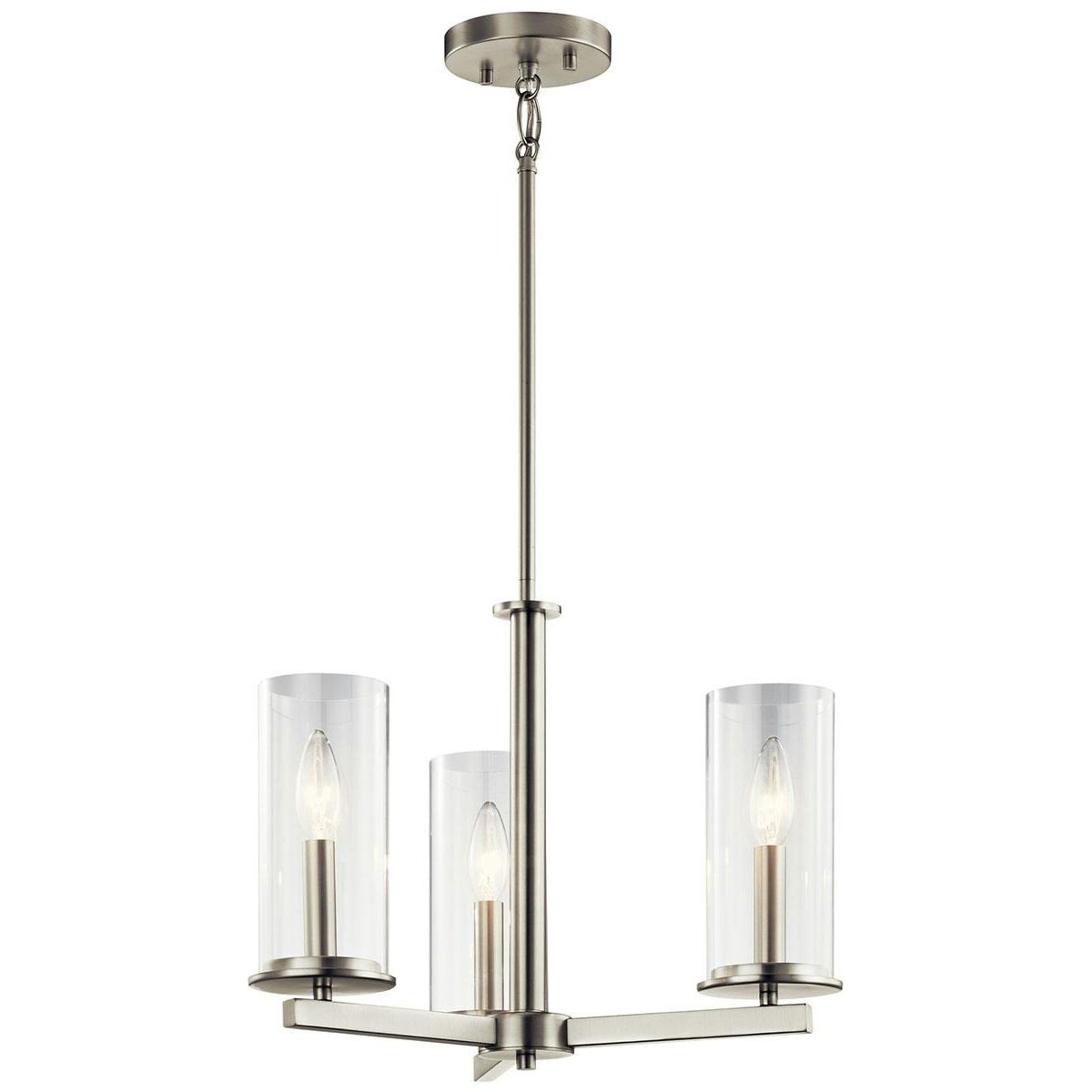 Crosby 14" 3-Light Convertible Semi Flush Mount