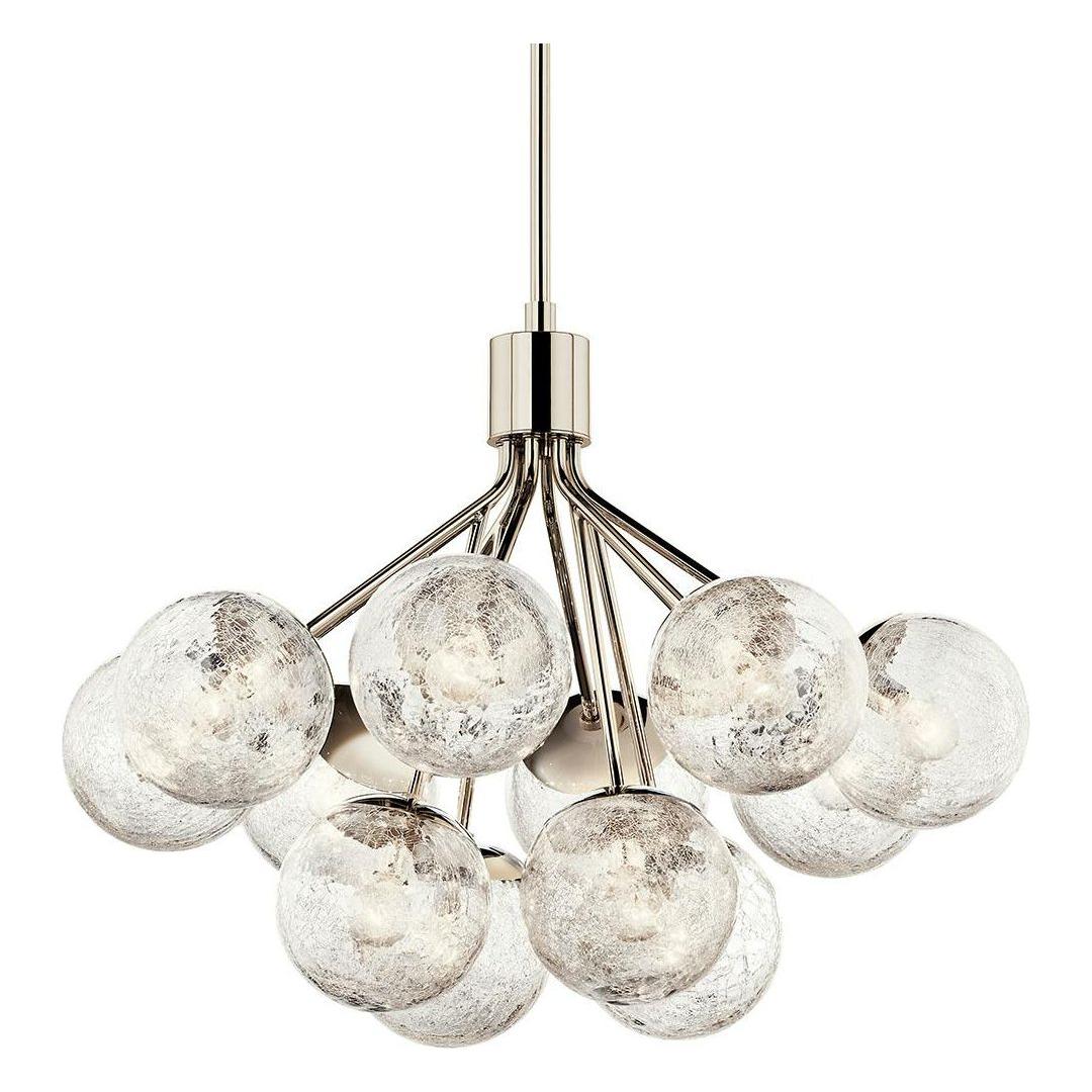 Silvarious 30" 12-Light Convertible Chandelier